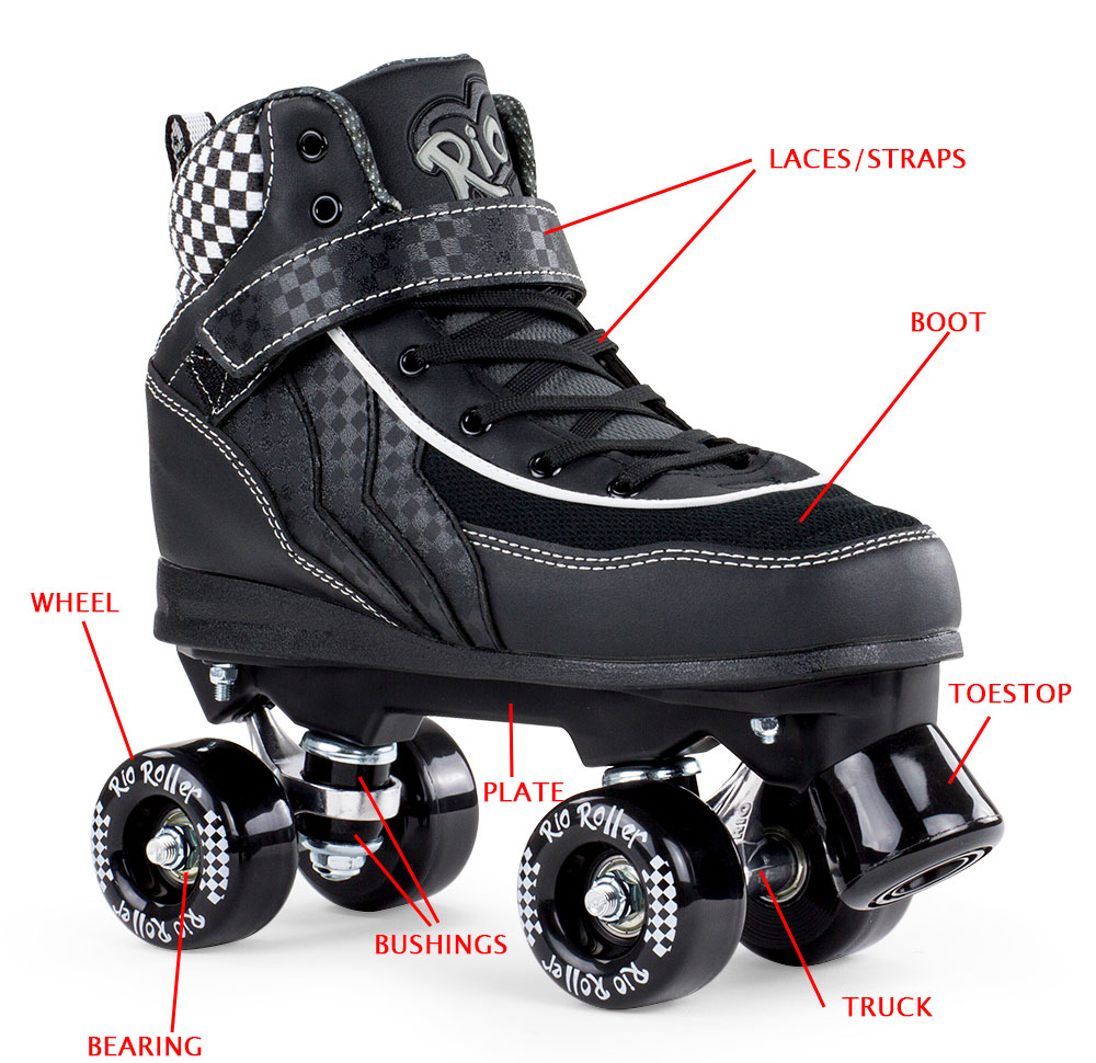 Roller skate or quad skate parts